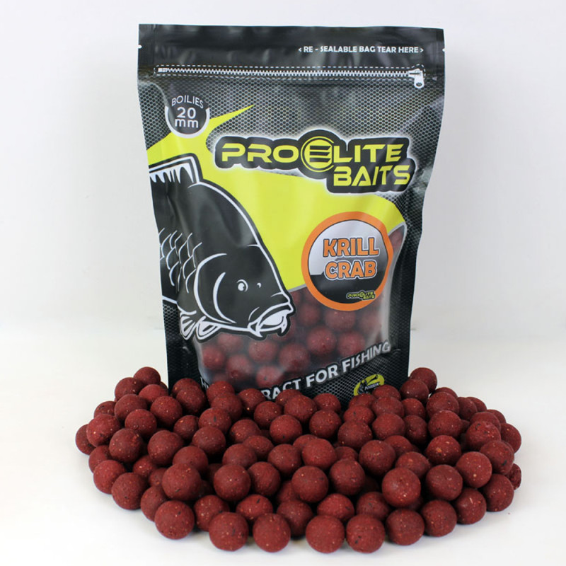 BOUILLETTES PRO ELITE BAITS KRILL & CRAB CLASSIC 800GR 20MM