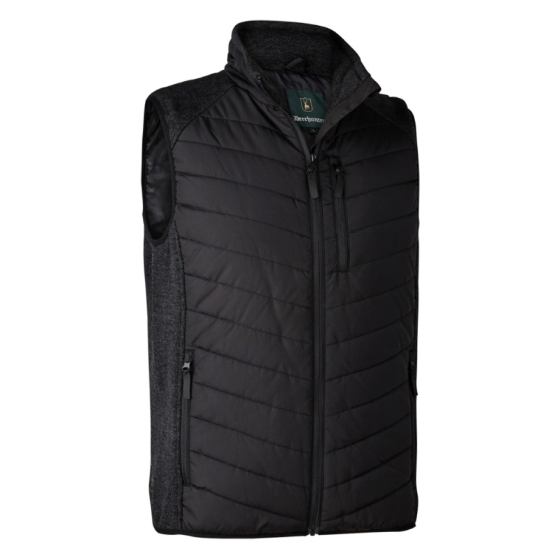 GILET MATELASSE DEERHUNTER MOOR NOIR