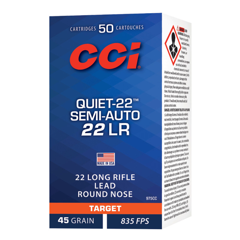 MUNITIONS CCI 22LR QUIET-22 SEMI-AUTO