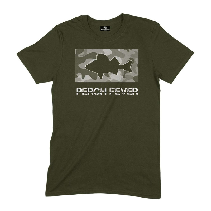 TEE SHIRT YUKI PERCH FEVER OLIVE