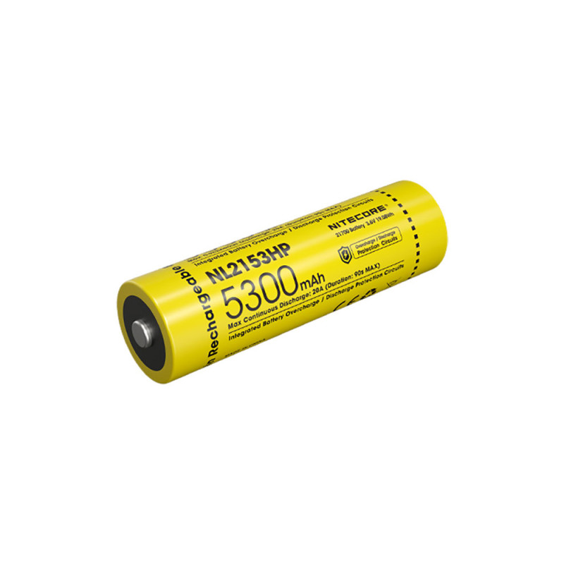 BATTERIE RECHARGEABLE NITECORE ACCU LI-ION 21700 5300MAH