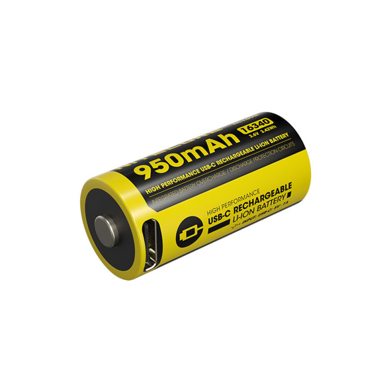 BATTERIE NITECORE ACCU LI-ION 16340