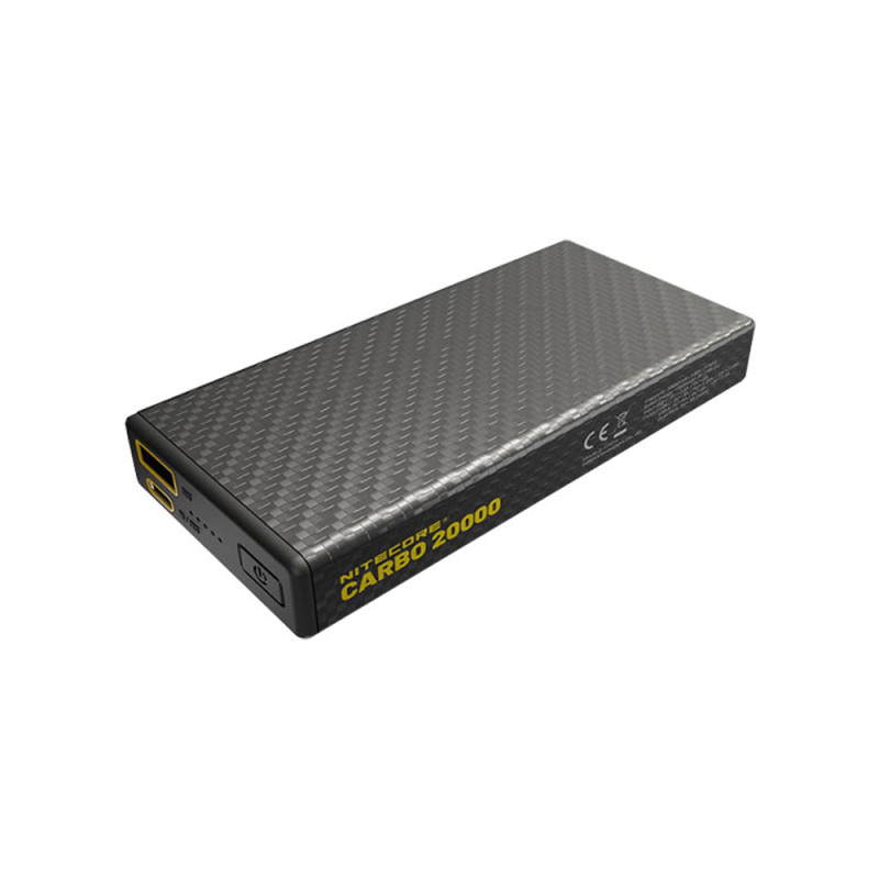 BATTERIE EXTERNE CARBONE NITECORE CARBO 20000