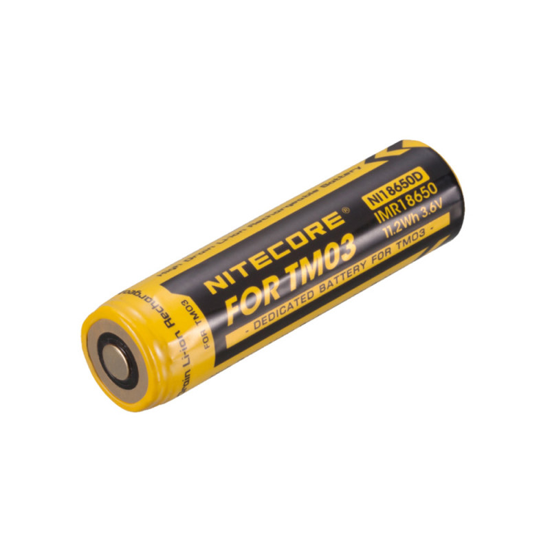 BATTERIE NITECORE ACCUS LI-ION 18650 POUR TM03