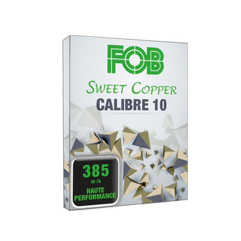 CARTOUCHES FOB SWEET COPPER CALIBRE 10 MAGNUM