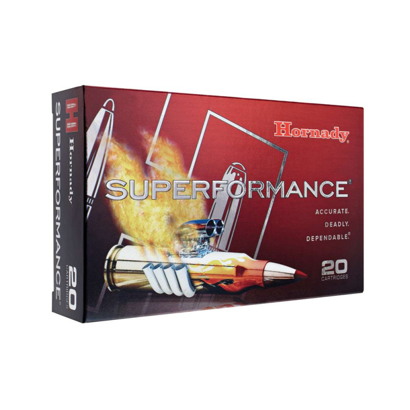 MUNITIONS BALLES HORNADY 308 WINCHESTER SUPERFORMANCE SST 80983