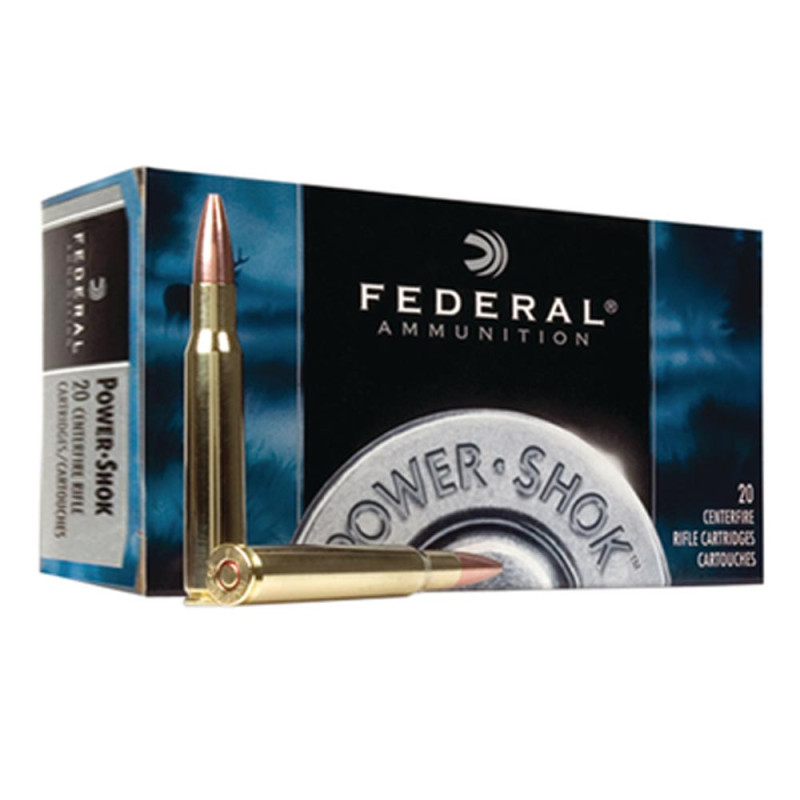 MUNITIONS BALLES FEDERAL POWER SHOK 308WINCHESTER