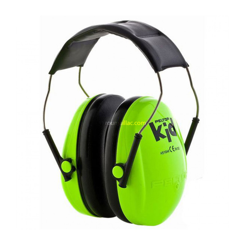 CASQUE PELTOR ANTI BRUIT POUR ENFANT VERT