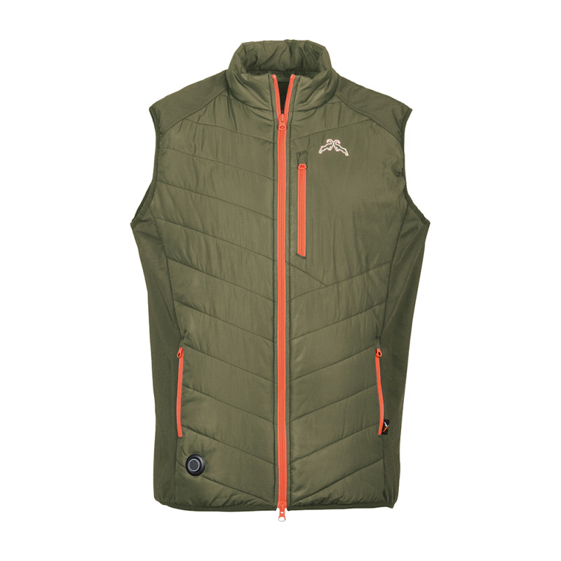 GILET CHAUFFANT LIGNE VERNEY CARRON HYBRID KAKI