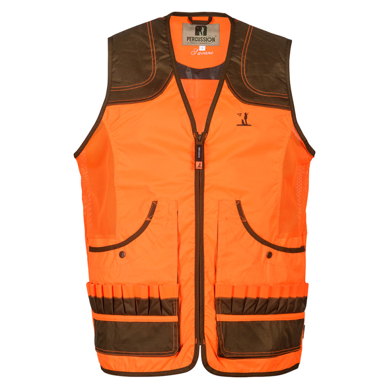 GILET SAVANE PERCUSSION ORANGE