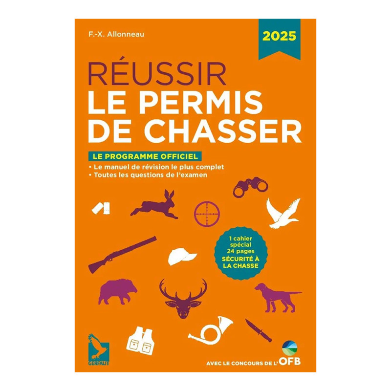 LIVRE PERMIS DE CHASSER 2025