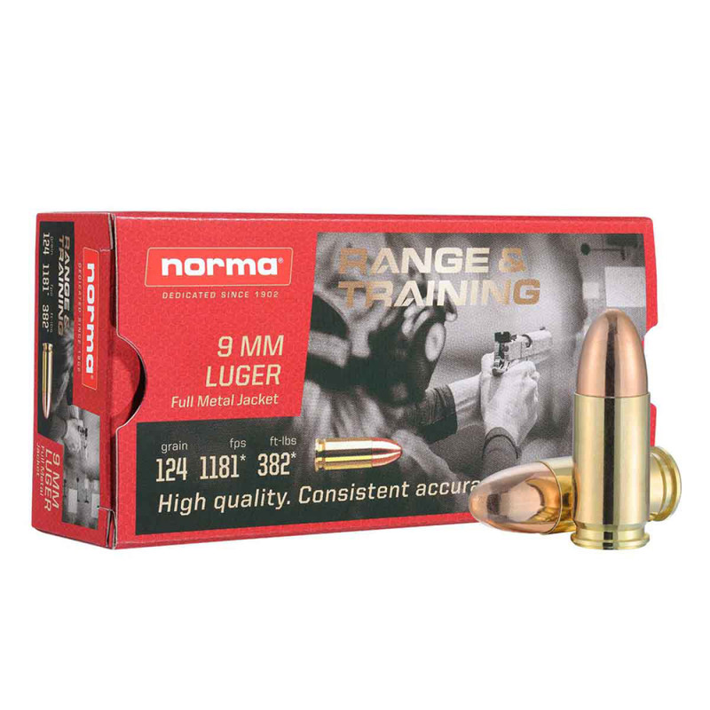 MUNITIONS NORMA 9X19 (9MM PARA) 2318832