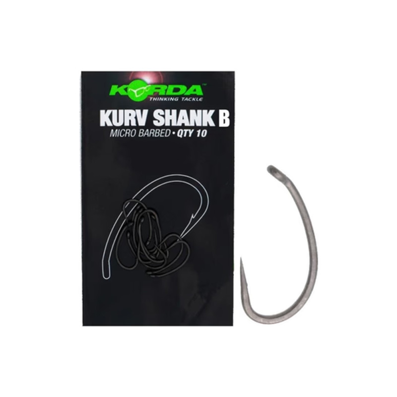 HAMEÇON KORDA KURV SHANK BARBLESS