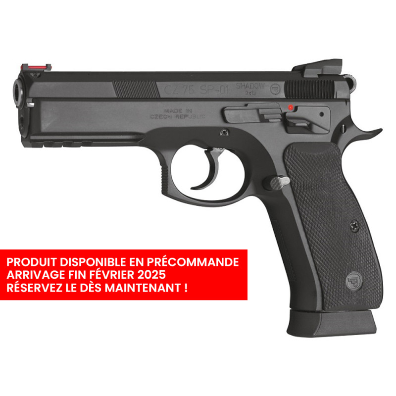 PISTOLET CZ 75 SP-01 SHADOW - OFFRE LIMITÉE