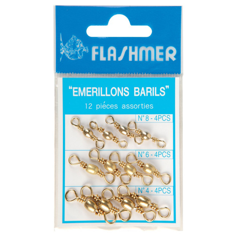 KIT EMERILLONS BARIL SEUL FLASHMER N 4 - 6 - 8