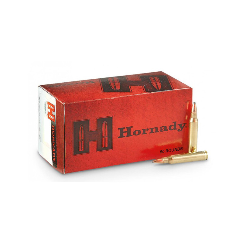 MUNITIONS BALLES HORNADY 222R SP MATCH 83168