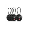 LOT DE 4 CADENAS A CABLES SAVIOR