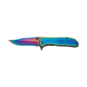 COUTEAU PLIANT RAINBOW TITANE JKR