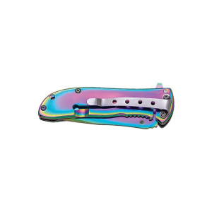 COUTEAU PLIANT RAINBOW TITANE JKR